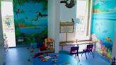 Children's ward playroom gets underwater-themed makeover