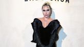 Lady Gaga Is a Gothic Queen in a Black Gown and Ripped Fishnets