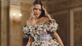 Ukrainian Bridal Designer Crafts Wedding Gown From Real Flowers