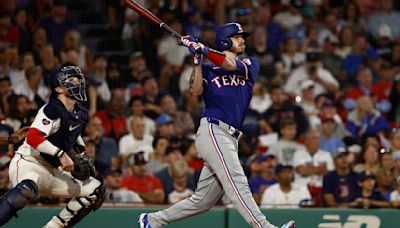 Wyatt Langford, Jonah Heim lead Texas Rangers to 9-7 win over Red Sox