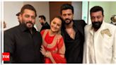...Zaheer Iqbal, Salman Khan and Sanjay Dutt from Anant Ambani and Radhika Merchant's wedding | Hindi Movie News - Times of India