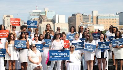 Ashley Judd, congresswomen, state lawmakers and advocates gather on second anniversary of Dobbs