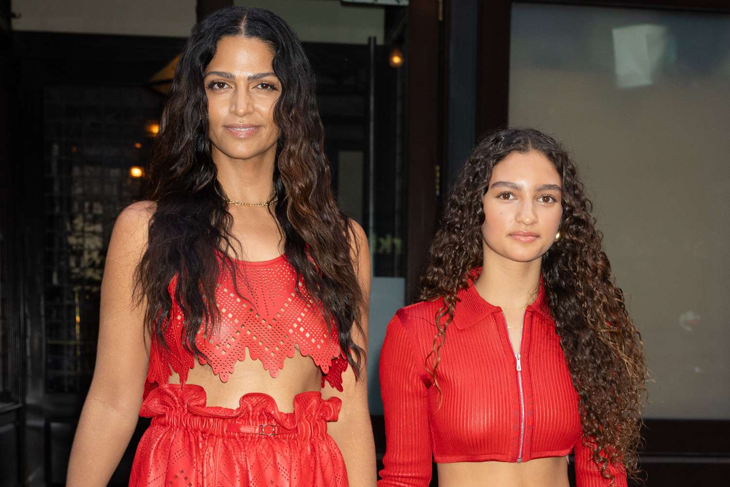 Matthew McConaughey’s Wife Camila Alves and Daughter Vida, 14, Radiate in Red Looks at N.Y.C. Hermès Event