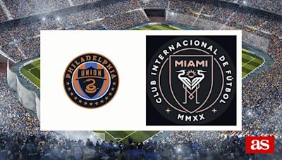 Philadelphia Union 1-2 Inter Miami CF: resultado, resumen y goles