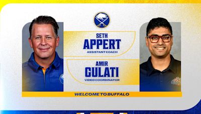 Sabres promote Appert to assistant coach, Gulati to video coordinator | Buffalo Sabres