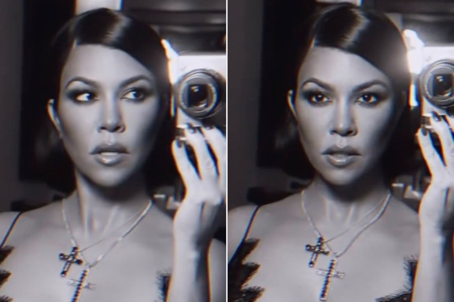Kourtney Kardashian Posts Sexy Lingerie Thirst Trap Video: 'Love Is the Highest Frequency'