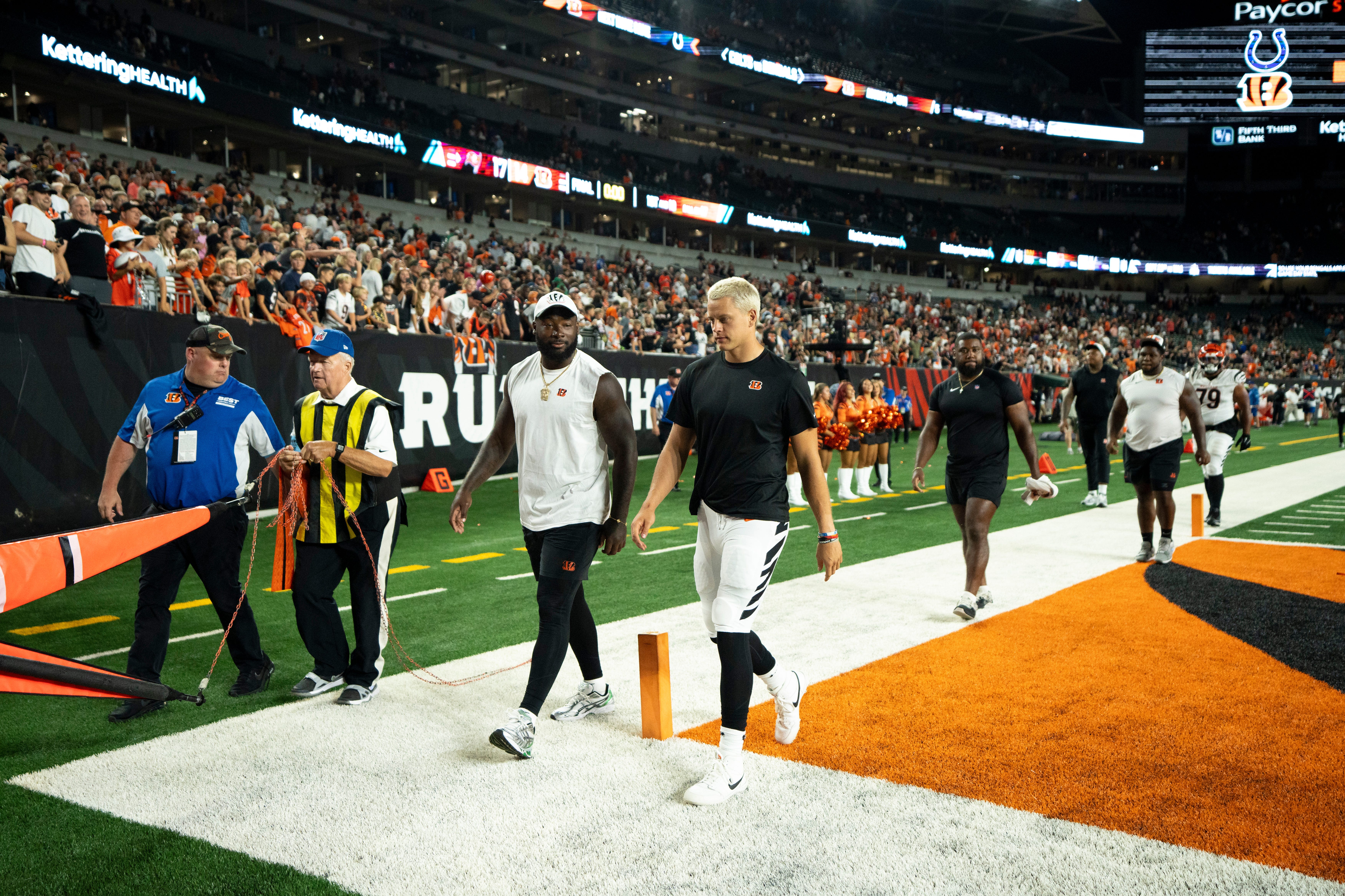 Check out highlights from Cincinnati Bengals joint practice with Chicago Bears