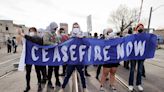 4 arrested at pro-Palestinian protest in Toronto that blocked rail line