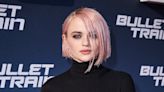 Joey King Goes Pretty in Punk with Metallic Pink Bob at Bullet Train Screening