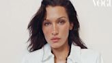 Bella Hadid goes braless in open jacket as she opens up on burn out battle