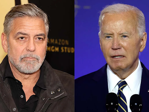 George Clooney, Stephen King y más famosos piden la salida de Joe Biden