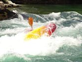 Whitewater kayaking