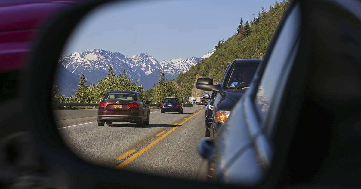 Seward Highway closed south of Anchorage due to vehicle crash with serious injuries