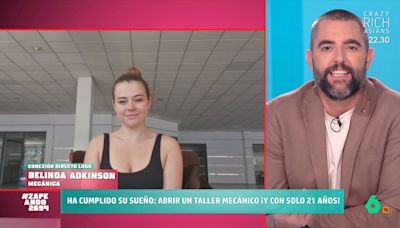 Belinda Adkinson, una joven mecánica, sobre el machismo en su profesión: "Muchas veces no se fían por ser mujer"