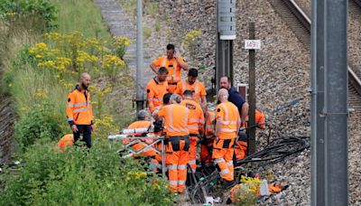 Fears Putin is behind attack on France's rail networks after spy arrested