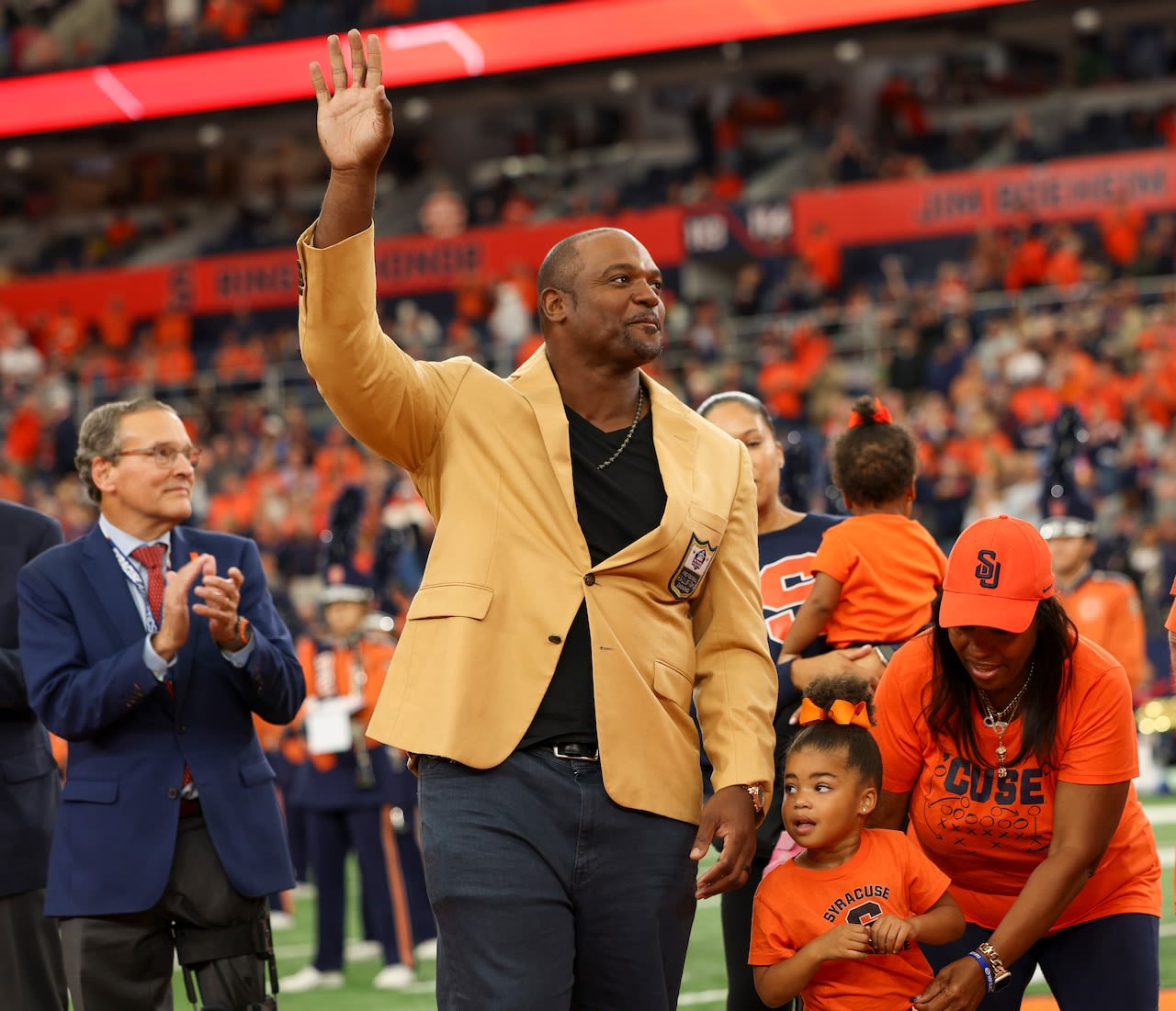 Dwight Freeney has jersey honored in ‘the loudest building I’ve ever played in my entire life’