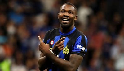 Marcus Thuram sends heartfelt message to 'best uncle' Thierry Henry after firing Inter to Serie A title with derby winner against Christian Pulisic's AC Milan