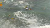Rescatan a ocho personas junto al Pantalán del Port de Sagunt
