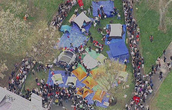 Harvard University students begin Pro-Palestinian protests, pitching tents on Harvard Yard