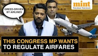 Congress MP Shafi Parambil Brings Resolution To Regulate Airfares