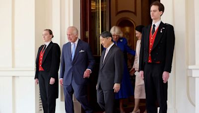 UK's King Charles bids farewell to Japan's Emperor Naruhito as state visit concludes