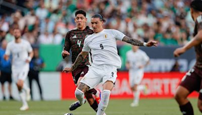 Con triplete de Darwin Núñez, Uruguay le da un baile a México en amistoso previo a la Copa América