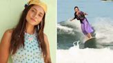 Mujer surfea usando un hermoso huipil: El video de la atleta mexicana se vuelve viral