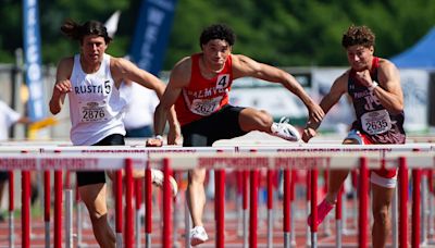 Palmyra's Tyler Burgess hurdles his way to two PIAA gold medals