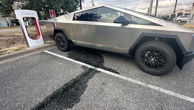 Coolant Starts Pouring Out of Brand New Cybertruck After Driving 35 Miles