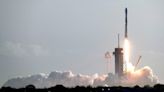 A SpaceX rocket flew over the ocean in Myrtle Beach, SC area. Catch a glimpse.