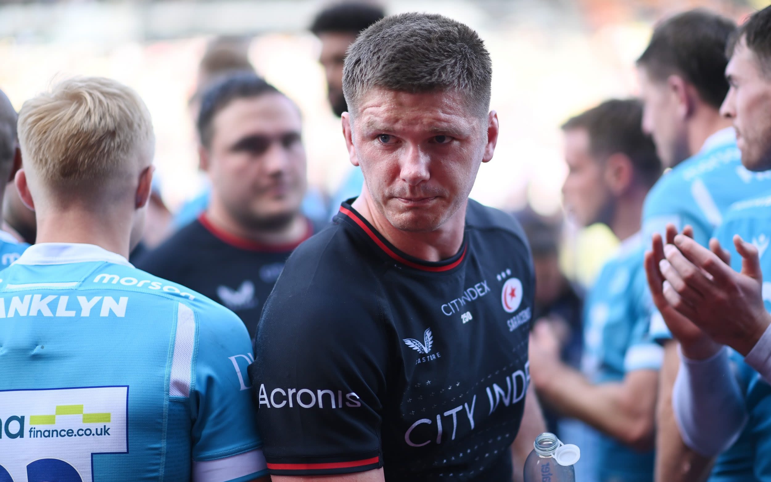 Owen Farrell denied final home farewell as Sale outplay Saracens to make play-offs