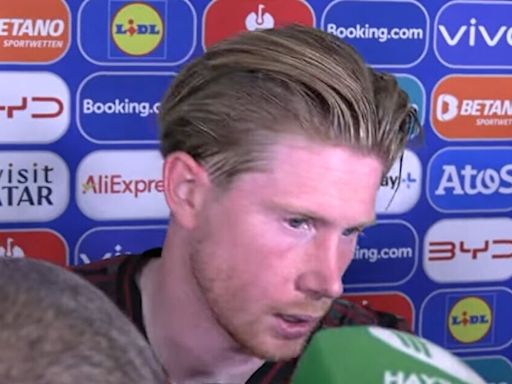 Kevin De Bruyne blanks interviewer in awkward moment after Belgium humiliation