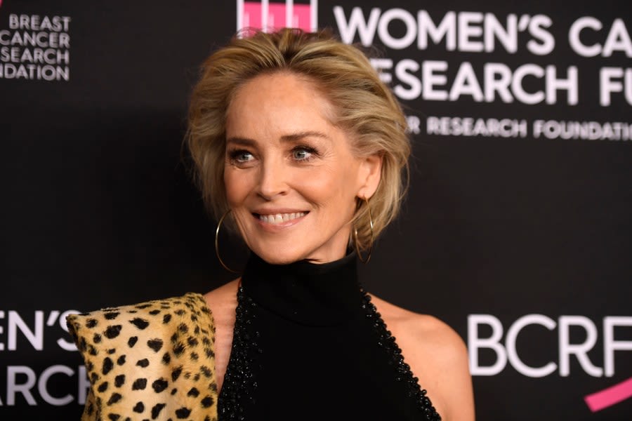 Sharon Stone shows off ‘shiner’ while on vacation