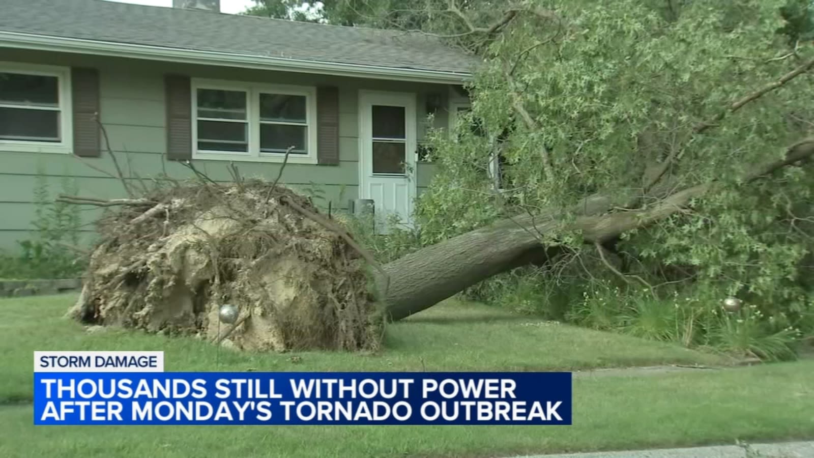 Thousands without power in Chicago area after storms spawn at least 25 tornadoes in 2 days