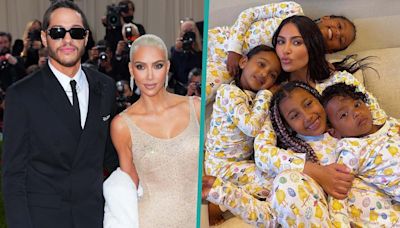 Kim Kardashian Waited 6 Months For Kids To Meet Pete Davidson & Even Consulted Therapists