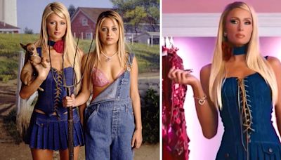 Paris Hilton Re-creates Her Iconic “The Simple Life” All-Denim Look, 20 Years Later