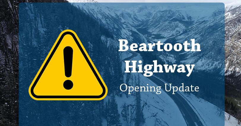 Beartooth Highway open on MT side after delay, remains closed on WY side