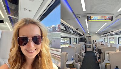 I booked a premium ticket on Florida's high-speed Brightline train for just $44. The first-class experience was fabulous.