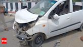 Minor boy driving car crashes into road divider in Gurgaon, dies | Gurgaon News - Times of India