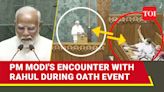 Rahul Vs Modi Encounter; Cong MP's Action During PM's Oath Goes Viral | Watch | TOI Original - Times of India Videos