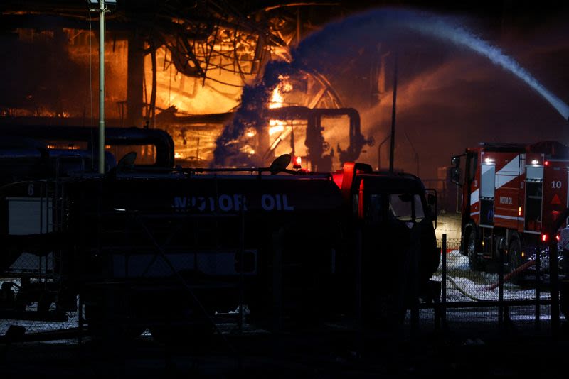 Three slightly injured in fire inside Greek oil refinery near Athens