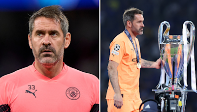 Man City make Scott Carson contract decision after goalkeeper is 'kicked out of title-winning party'