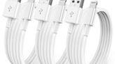 3 Pack [ Apple MFi Certified ] iPhone Charger 6ft, Now 20% Off