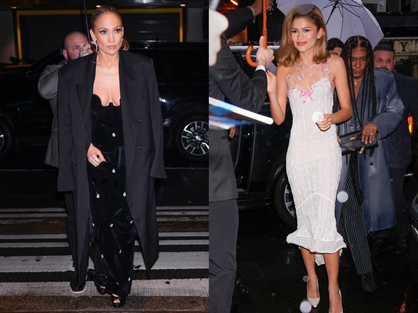 The celebrity co-chairs for the 2024 Met Gala are already showing off their style