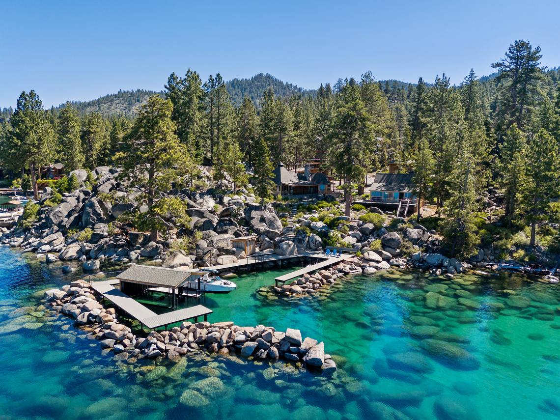 Chock full of amenities, Lake Tahoe waterfront compound is ‘a rare find’ at $33.8M. See it