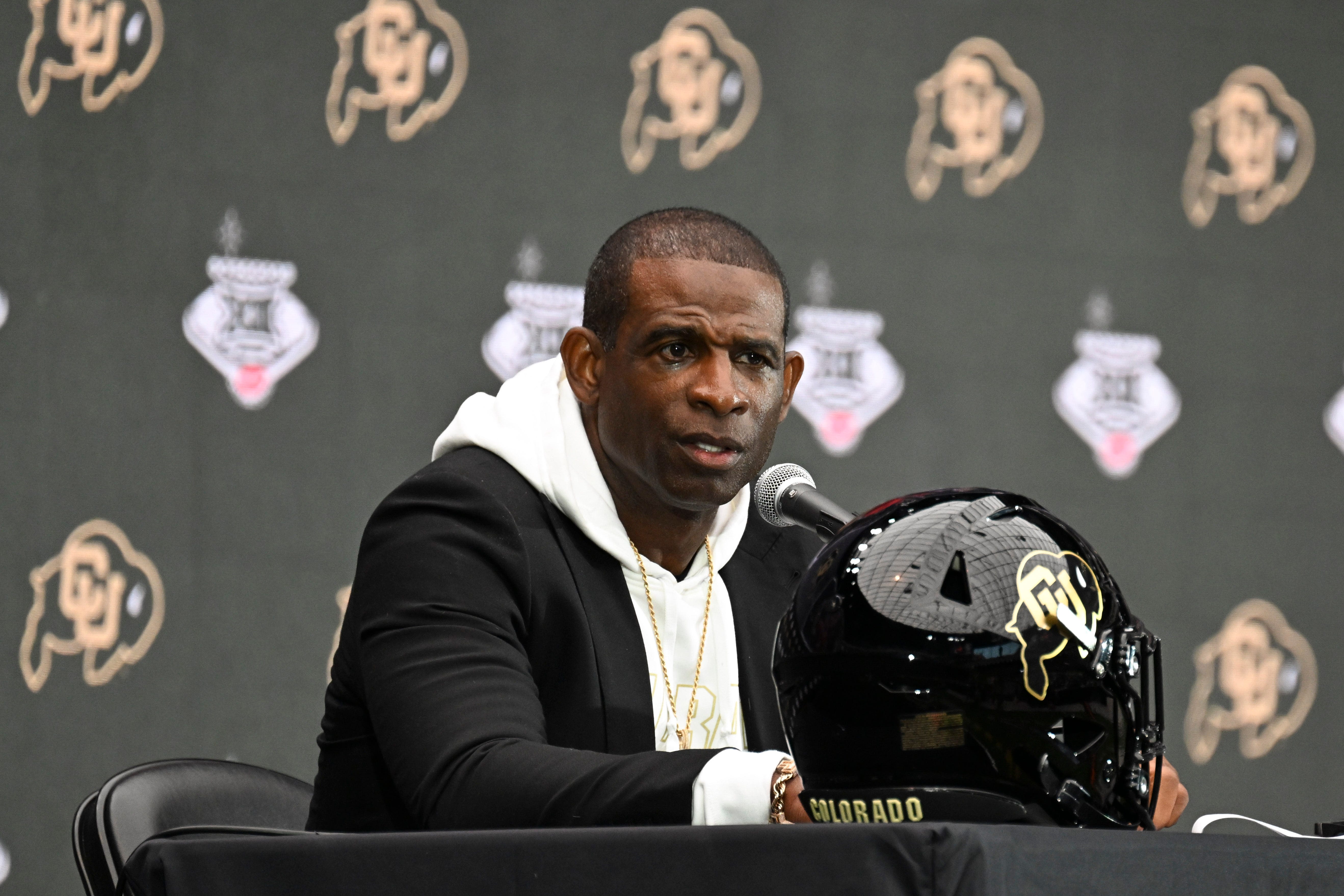 Colorado coach Deion Sanders takes Las Vegas by storm