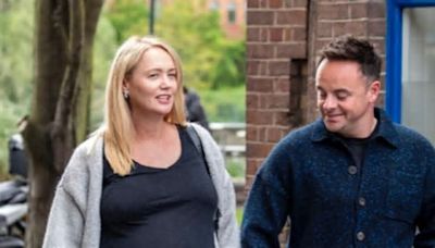 Ant McPartlin beams as he's spotted with heavily pregnant wife Anne-Marie