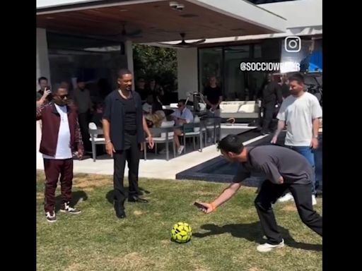 Video: El detrás de escena de la Messi actuando con Will Smith