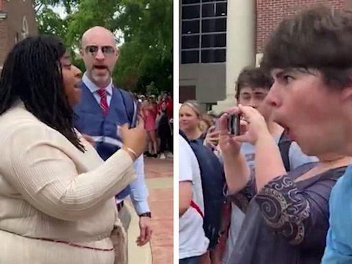 Black Protester Called 'Lizzo' By White Guys, Receives Monkey Taunts