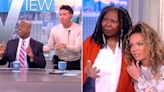Chaos on The View as Whoopi Goldberg asks crew for help during bizarre Tim Scott interview